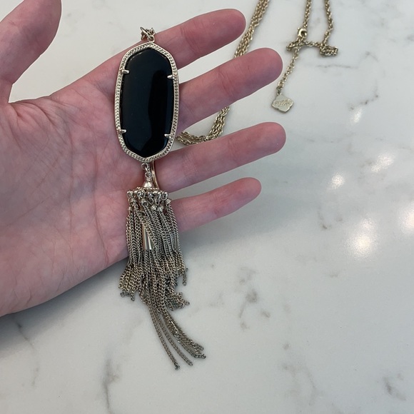 Kendra Scott Rayne Necklace with Black Stone - Picture 5 of 7